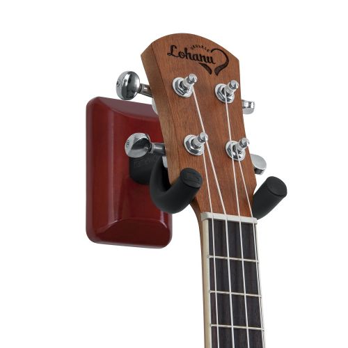 Настенный крепеж для для укулеле/мандолины Gator Frameworks GFW-UKE-HNGRCHR Wall Mount Ukulele/Mandolin Hanger (Cherry)
